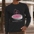 Pickleball Fountain Pink Long Sleeve T-Shirt Gifts for Him