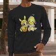 Pokemon Eevee And Pikachu Long Sleeve T-Shirt Gifts for Him