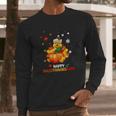 Pooh Bear Happy Hallothanksmas Long Sleeve T-Shirt Gifts for Him