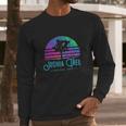 Psychedelic Joshua Tree National Park Retro Road Trip Long Sleeve T-Shirt Gifts for Him