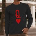 Queen Of Hearts Long Sleeve T-Shirt Gifts for Him