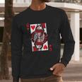 Queen Of Hearts Vintage Valentine Day Long Sleeve T-Shirt Gifts for Him