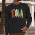 Retro 1970S Style Atlanta Georgia Skyline Long Sleeve T-Shirt Gifts for Him