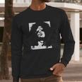 Retro Graphic Slash Portrait Artwork Long Sleeve T-Shirt Gifts for Him