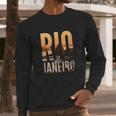 Rio De Janeiro Brazil Brazilian Long Sleeve T-Shirt Gifts for Him