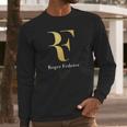 Roger Federer Rf Long Sleeve T-Shirt Gifts for Him