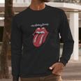 Rolling Stones Official Script Tongue Long Sleeve T-Shirt Gifts for Him