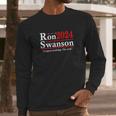 Ron Swanson 2024 Long Sleeve T-Shirt Gifts for Him