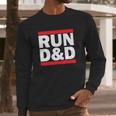 Run Dungeons And Dragons Shirt Long Sleeve T-Shirt Gifts for Him