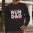 Run Dungeons And Dragons T-Shirt Long Sleeve T-Shirt Gifts for Him