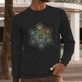 Sacred Geometry Chakra Colors Long Sleeve T-Shirt Gifts for Him