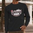 San Francisco Football Vintage Sf Cali Retro Gameday Long Sleeve T-Shirt Gifts for Him