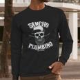 Sancho Laying Pipe Day And Night Plumbing Long Sleeve T-Shirt Gifts for Him