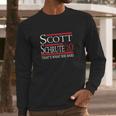 Scott Schrute 20 Thats What She Said Long Sleeve T-Shirt Gifts for Him