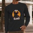 Sesame Street Elmo Scribble Long Sleeve T-Shirt Gifts for Him