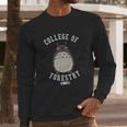 Stoned Totoro College Of Forestry Studio Long Sleeve T-Shirt Gifts for Him