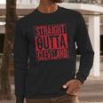 Straight Outta Hometown Pride Fantasy Baseball Fans Long Sleeve T-Shirt Gifts for Him