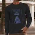 Tacos Shark Funny Jaws Cinco De Mayo Long Sleeve T-Shirt Gifts for Him