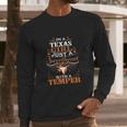 Texas Longhorns Texas Longhorn Girl Long Sleeve T-Shirt Gifts for Him