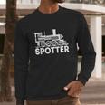 Trainspotter Design Trainspotting Locomotive Steam Engine Gift Long Sleeve T-Shirt Gifts for Him