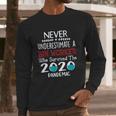 Never Underestimate Who Survived The Pandemic Bin Worker Long Sleeve T-Shirt Gifts for Him