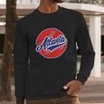 Vintage Atlanta Baseball Sports Logo Long Sleeve T-Shirt Gifts for Him