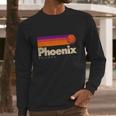 Vintage Retro Phoenix Arizona Basketball Logo Long Sleeve T-Shirt Gifts for Him