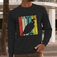 Vintage Style Vulture Silhouette T-Shirt Long Sleeve T-Shirt Gifts for Him