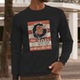 Vintage Wwi Wwii War Poster Patriotic Retro Uncle Sam Long Sleeve T-Shirt Gifts for Him