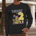 The Wheels On The Bus 2Nd Birthday 2 Yrs Old Family Matching Long Sleeve T-Shirt Gifts for Him