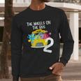 The Wheels On The Bus 2Nd Birthday Party 2 Year Old Toddler Long Sleeve T-Shirt Gifts for Him