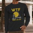 Wtf Wheres The Fish Funny Fishing T-Shirt Long Sleeve T-Shirt Gifts for Him