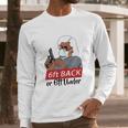 6 Feet Back Or 6 Feet Under Social Distancing Long Sleeve T-Shirt Gifts for Him