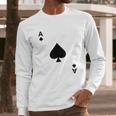 Ace Of Spades Blackjack Cards Poker Long Sleeve T-Shirt Gifts for Him