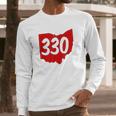 Akron Warren Canton Youngstown Ohio 330 Area Code Long Sleeve T-Shirt Gifts for Him