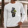 Baby Groot Hugging Baby Yoda Long Sleeve T-Shirt Gifts for Him