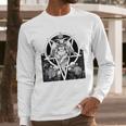 Baphomet Satanist Goat Satanic Dark Art Evil 666 Pentagram Long Sleeve T-Shirt Gifts for Him