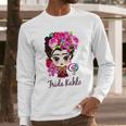 Beautiful Mexican Frida Kahlo Long Sleeve T-Shirt Gifts for Him