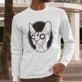 Black Metal Sphynx Cat I Pastel Goth And Death Metal Long Sleeve T-Shirt Gifts for Him