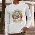 I Was Born For This Retro Vintage Social Distancing Long Sleeve T-Shirt Gifts for Him