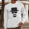 Digital 8 Bit Heisenberg Long Sleeve T-Shirt Gifts for Him