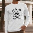 Eat The Rich Skull Crossbones Gift Long Sleeve T-Shirt Gifts for Him