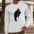 Edgar Allan Poe The Raven Nevermore American Writer Poet Long Sleeve T-Shirt Gifts for Him