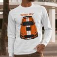 Ford Mustang Shelby Gt500 2020 2021 Twister Orange White Stripes Long Sleeve T-Shirt Gifts for Him