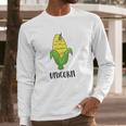 Funny Uni Corn Unicorn Corn Lovers Corn Farmer Long Sleeve T-Shirt Gifts for Him