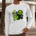 Grinch And Jack Skellington Long Sleeve T-Shirt Gifts for Him