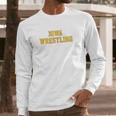 Iowa Hawkeyes Block Iowa Wrestling Long Sleeve T-Shirt Gifts for Him