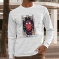 Kawaii Pastel Goth Art The Devil Tarot Cute Demon Cat Creepy Long Sleeve T-Shirt Gifts for Him