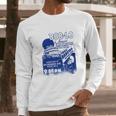 Made In Detroit Boblo Poster Heather Blue Navy Long Sleeve T-Shirt Gifts for Him