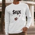 Men Styx Logo Custom Retro Royalblue Long Sleeve T-Shirt Gifts for Him